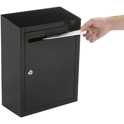 metal ballot boxes at lowes|metal suggestion box with lock.